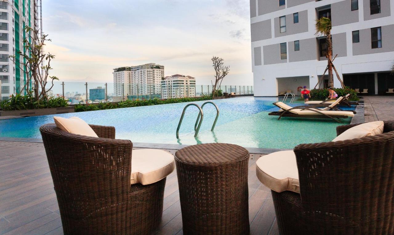 Homet Saigon Rivergate - Free Pool & Gym & Pickup Services Ho Chi Minh-byen Eksteriør bilde